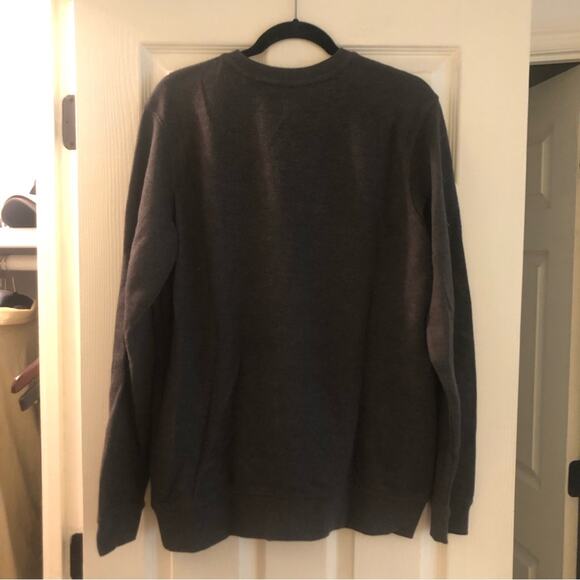 ANTIGUA ST LOUIS BLUES MENS CHARCOAL GRAY REWARD LONG SLEEVE SWEATSHIRT Large - Picture 6 of 7